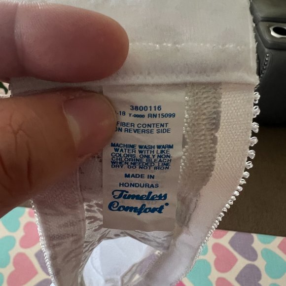 Timeless Comfort Bras White 44D - Picture 5 of 6